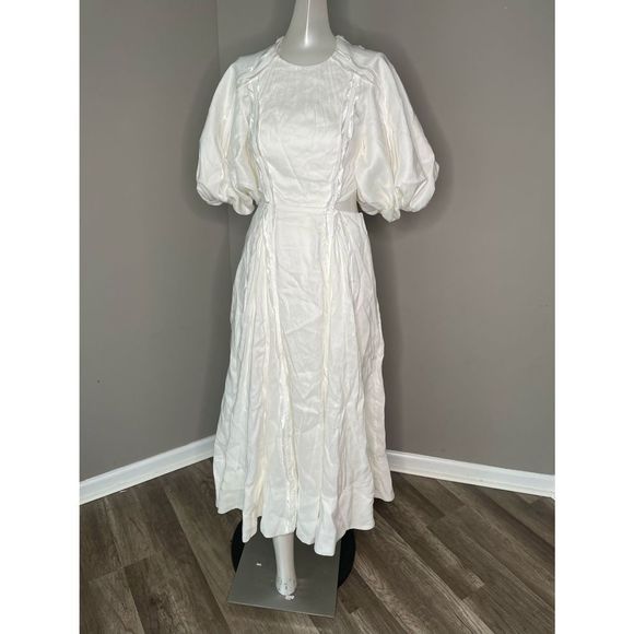 AJE Revitalise Cut Out Midi Dress Size AU4 (0 US) $625 - Picture 5 of 8